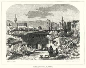 Porta San Nicolo, Florence by Thomas Brabazon Aylmer